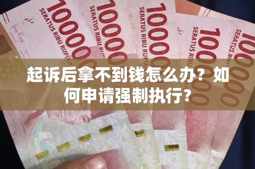 武汉起诉后拿不到钱怎么办？如何申请强制执行？