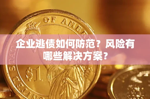 武汉企业逃债如何防范？风险有哪些解决方案？