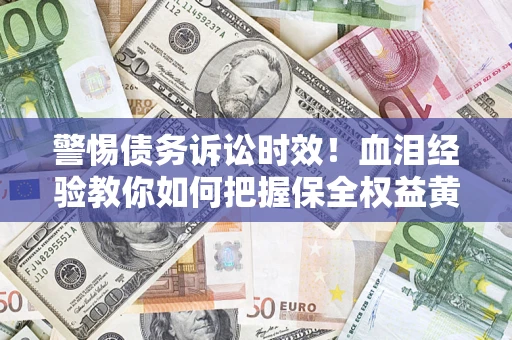 武汉警惕债务诉讼时效！血泪经验教你如何把握保全权益黄金期