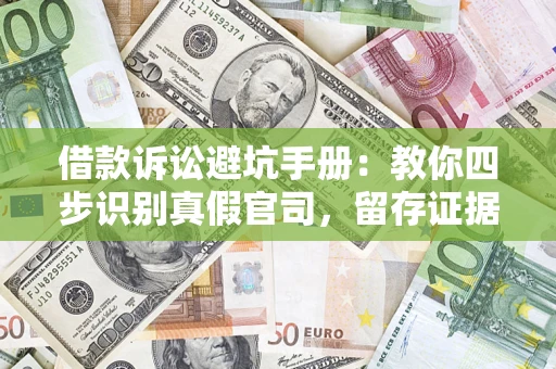 武汉借款诉讼避坑手册：教你四步识别真假官司，留存证据不踩雷