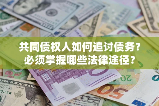 武汉共同债权人如何追讨债务？必须掌握哪些法律途径？