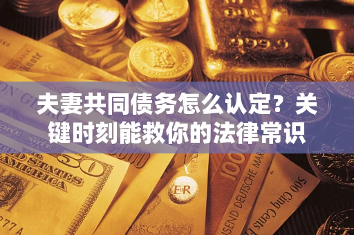 武汉夫妻共同债务怎么认定？关键时刻能救你的法律常识