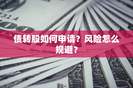武汉债转股如何申请？风险怎么规避？