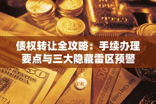 武汉债权转让全攻略：手续办理要点与三大隐藏雷区预警